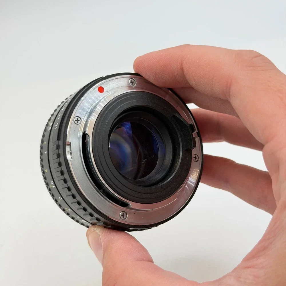 Ricoh Rikenon 50mm f2 Manual Focus Lens Pentax K Mount Made in Japan 52mm Filter